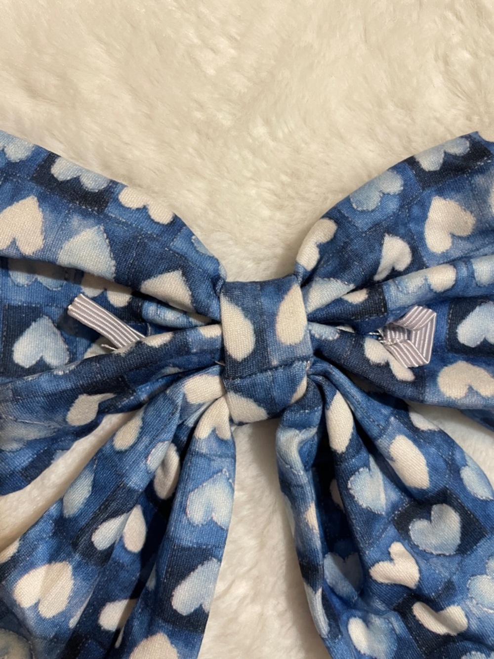 🐾SALE🐾Blue Heart Bow Pet Accessory - - Picture 3 of 6